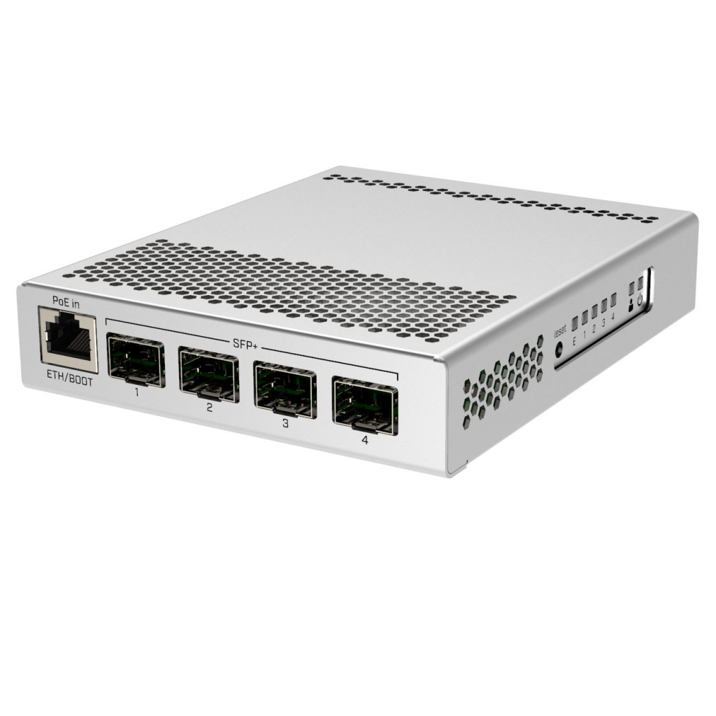 Интернет свитч. Коммутатор Mikrotik crs305-1g-4s+in. Mikrotik crs305-1g-4s+in. Crs305-1g-4s+in. Mikrotik 4 SFP+ crs305.